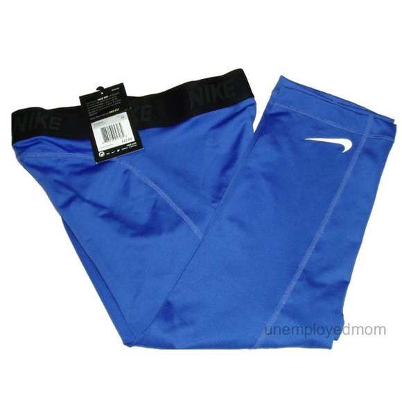 Blue Cool Victory Capri Length Leggings - Picture 2 of 10